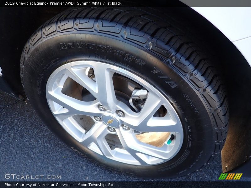 Summit White / Jet Black 2019 Chevrolet Equinox Premier AWD