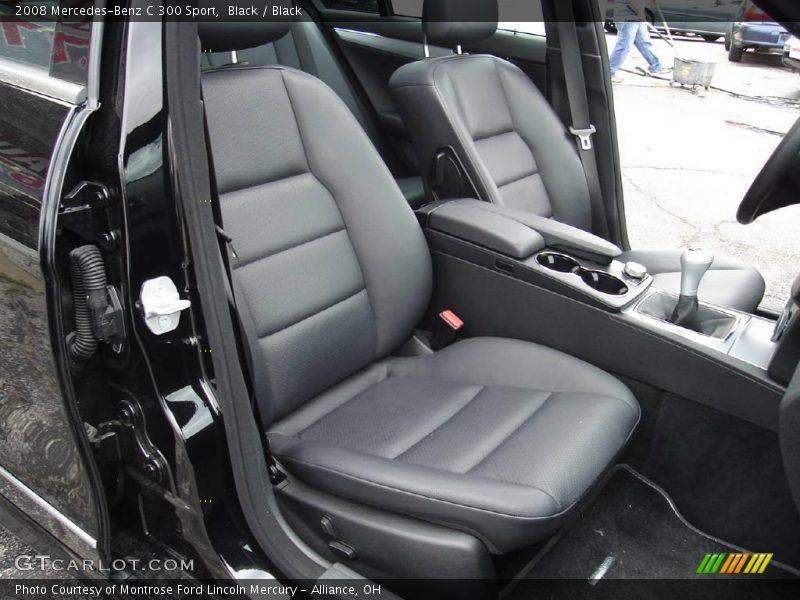 Black / Black 2008 Mercedes-Benz C 300 Sport