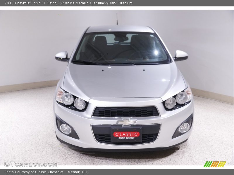 Silver Ice Metallic / Jet Black/Dark Titanium 2013 Chevrolet Sonic LT Hatch