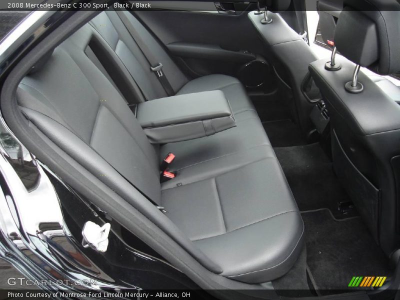 Black / Black 2008 Mercedes-Benz C 300 Sport