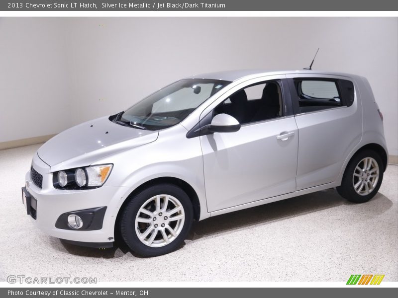 Silver Ice Metallic / Jet Black/Dark Titanium 2013 Chevrolet Sonic LT Hatch
