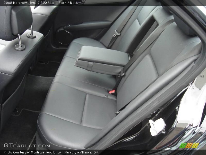 Black / Black 2008 Mercedes-Benz C 300 Sport