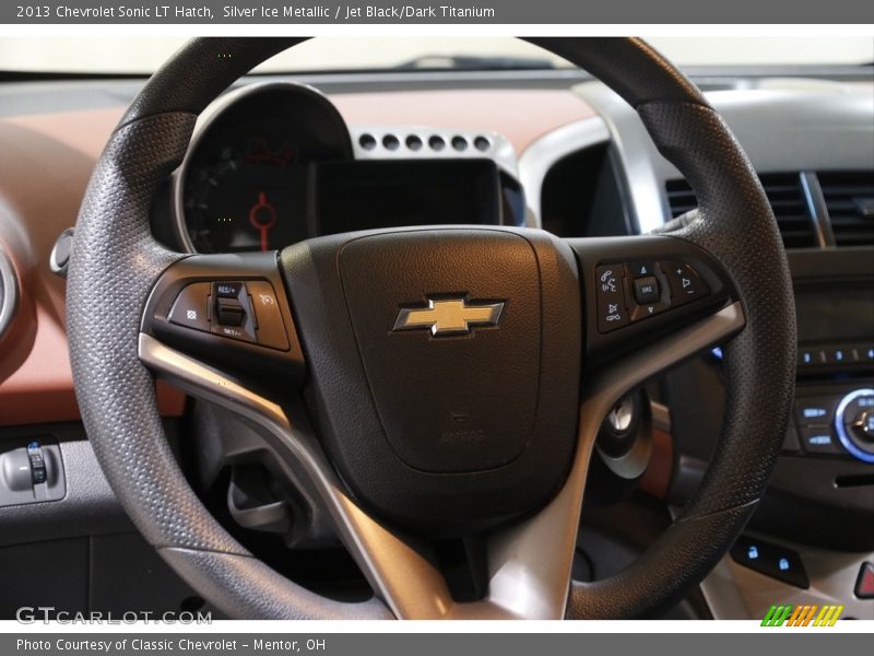 Silver Ice Metallic / Jet Black/Dark Titanium 2013 Chevrolet Sonic LT Hatch