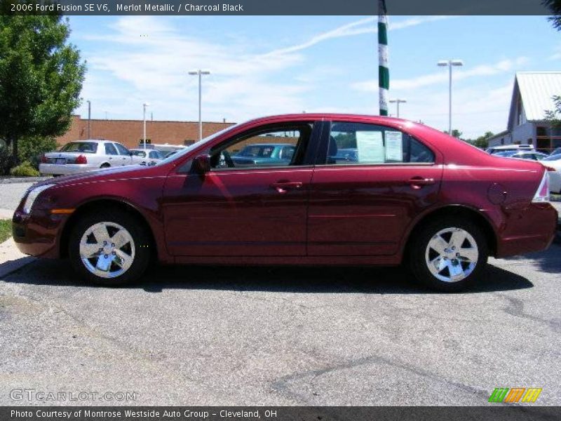 Merlot Metallic / Charcoal Black 2006 Ford Fusion SE V6