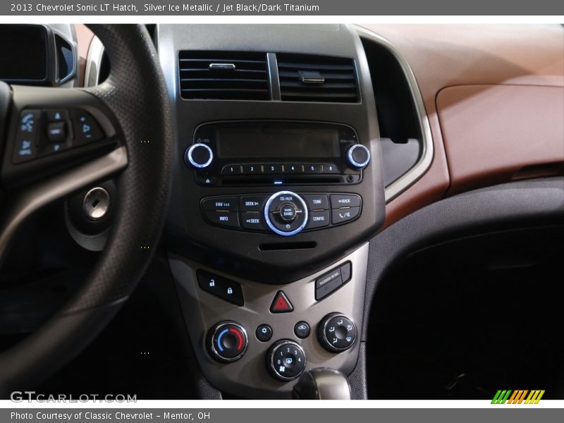 Silver Ice Metallic / Jet Black/Dark Titanium 2013 Chevrolet Sonic LT Hatch