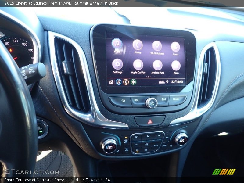 Summit White / Jet Black 2019 Chevrolet Equinox Premier AWD