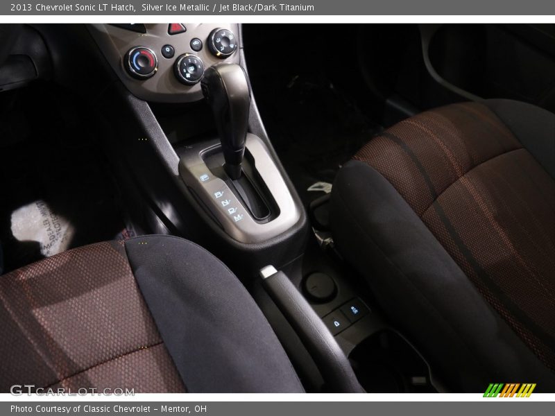 Silver Ice Metallic / Jet Black/Dark Titanium 2013 Chevrolet Sonic LT Hatch