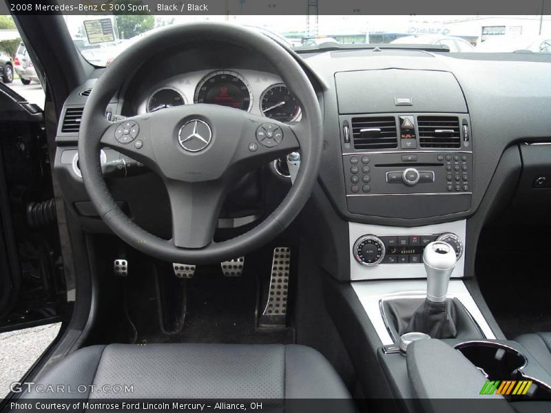 Black / Black 2008 Mercedes-Benz C 300 Sport