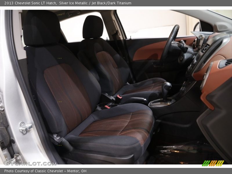 Silver Ice Metallic / Jet Black/Dark Titanium 2013 Chevrolet Sonic LT Hatch