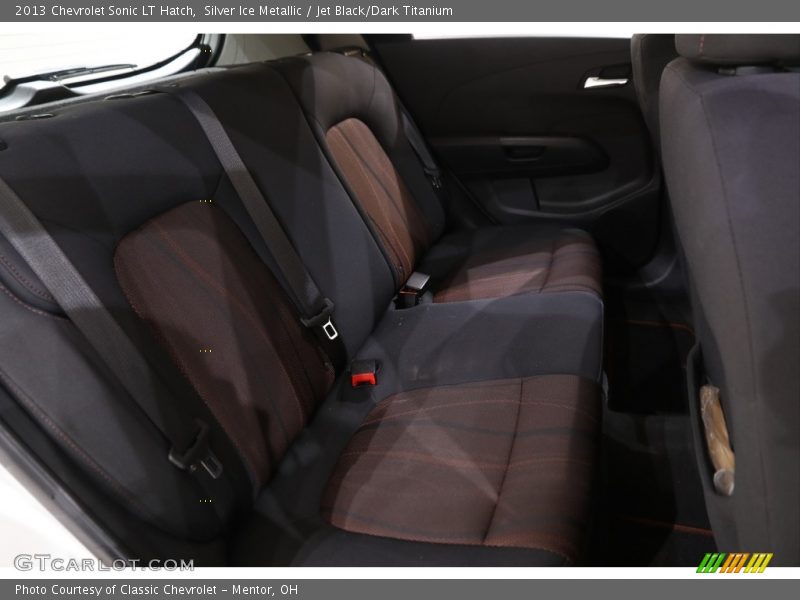 Silver Ice Metallic / Jet Black/Dark Titanium 2013 Chevrolet Sonic LT Hatch