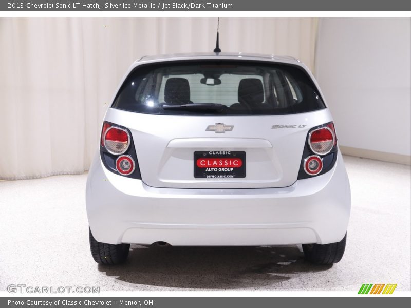 Silver Ice Metallic / Jet Black/Dark Titanium 2013 Chevrolet Sonic LT Hatch