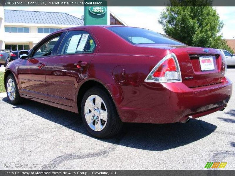 Merlot Metallic / Charcoal Black 2006 Ford Fusion SE V6