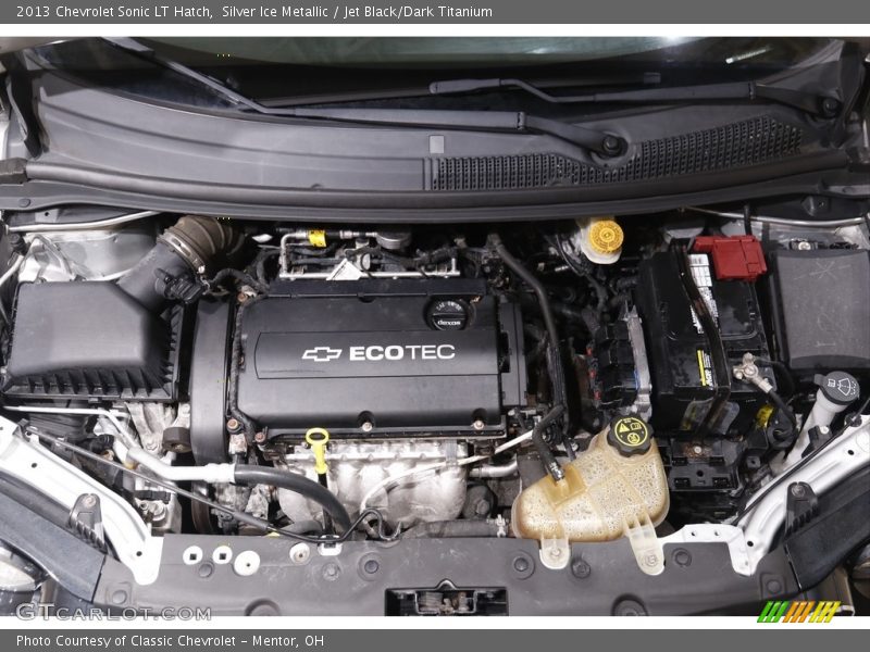 Silver Ice Metallic / Jet Black/Dark Titanium 2013 Chevrolet Sonic LT Hatch