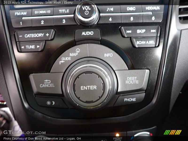 Silver Moon / Ebony 2013 Acura RDX Technology