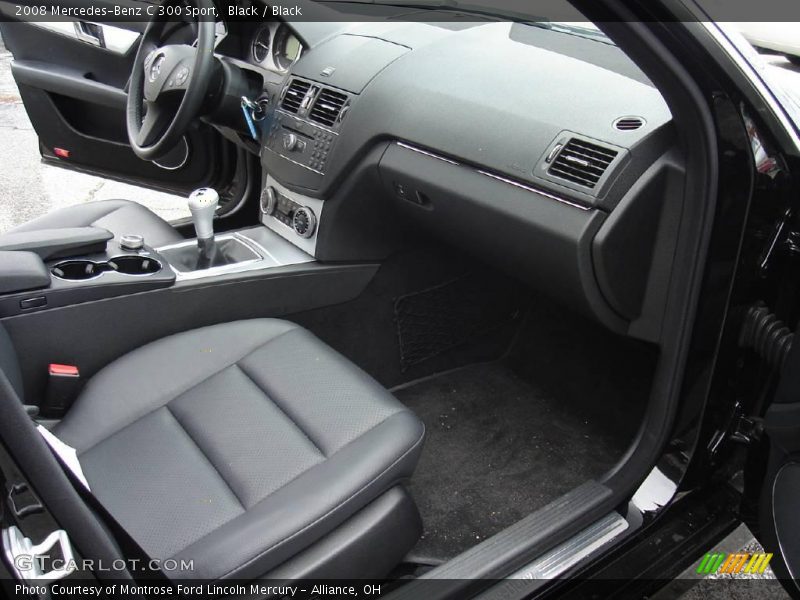 Black / Black 2008 Mercedes-Benz C 300 Sport