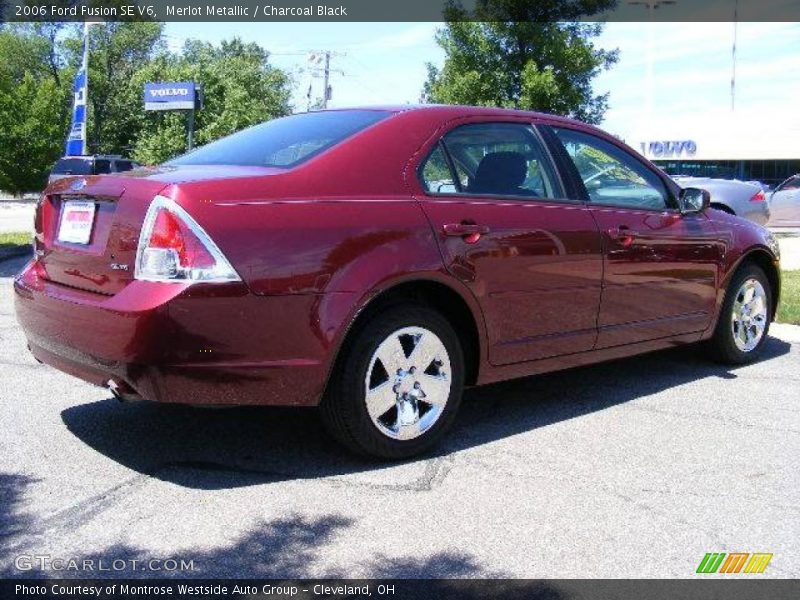 Merlot Metallic / Charcoal Black 2006 Ford Fusion SE V6