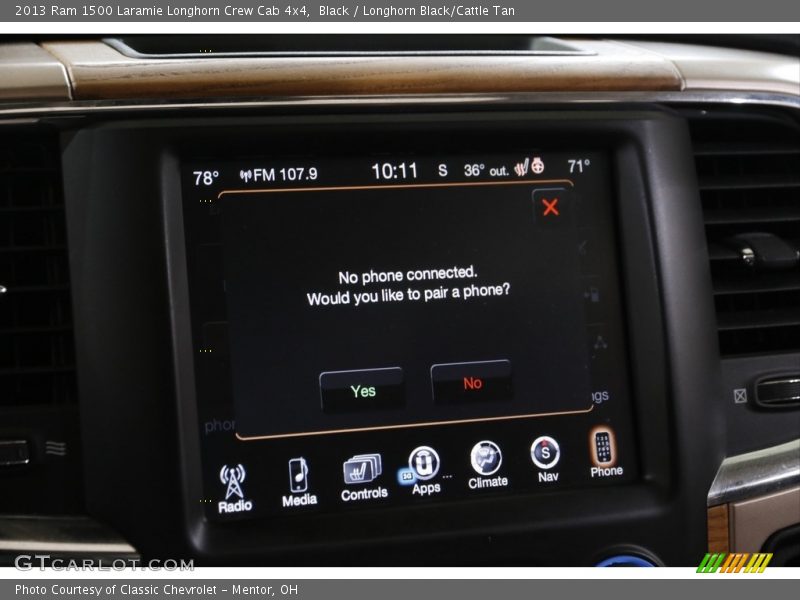 Black / Longhorn Black/Cattle Tan 2013 Ram 1500 Laramie Longhorn Crew Cab 4x4