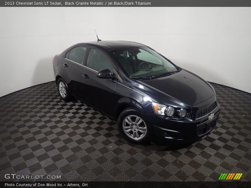 Black Granite Metallic / Jet Black/Dark Titanium 2013 Chevrolet Sonic LT Sedan