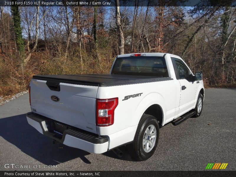 Oxford White / Earth Gray 2018 Ford F150 XLT Regular Cab