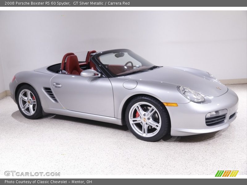 GT Silver Metallic / Carrera Red 2008 Porsche Boxster RS 60 Spyder