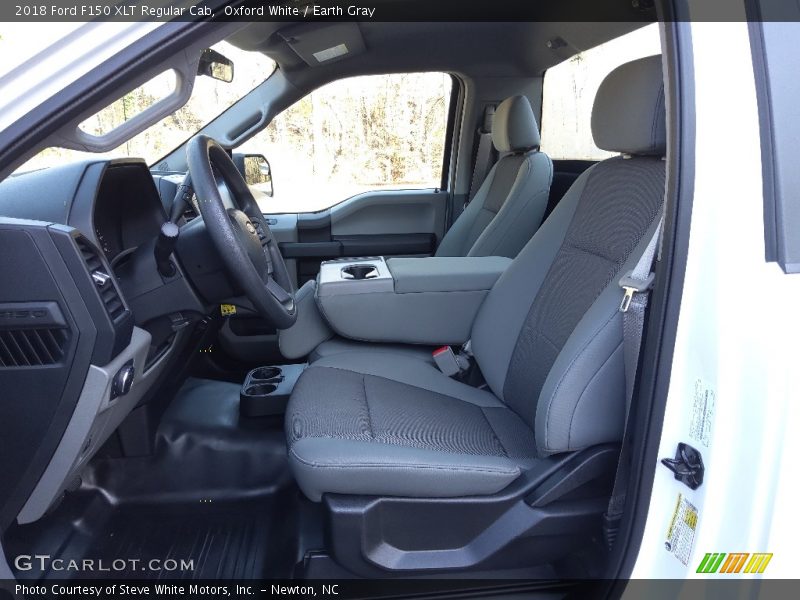  2018 F150 XLT Regular Cab Earth Gray Interior