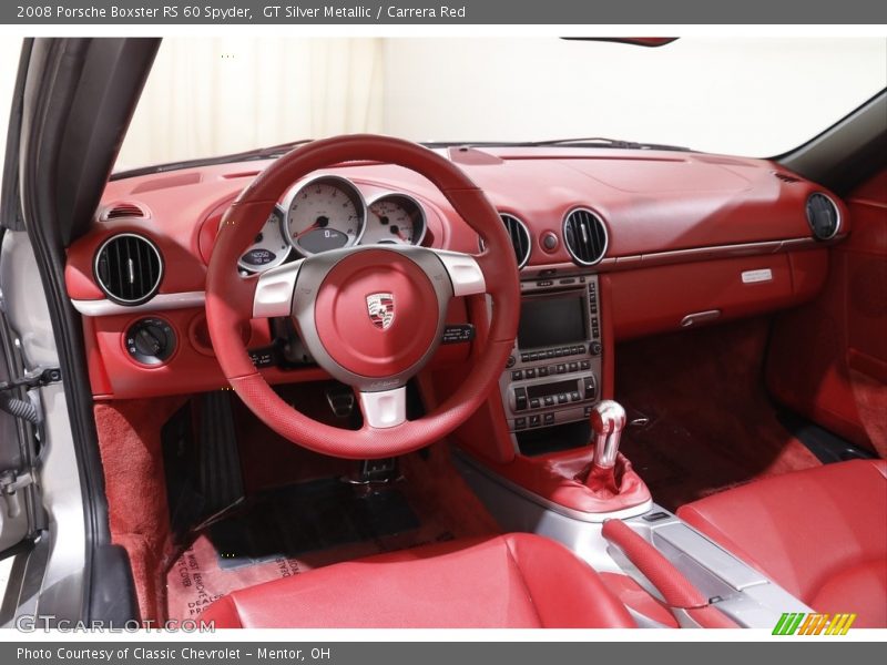 GT Silver Metallic / Carrera Red 2008 Porsche Boxster RS 60 Spyder