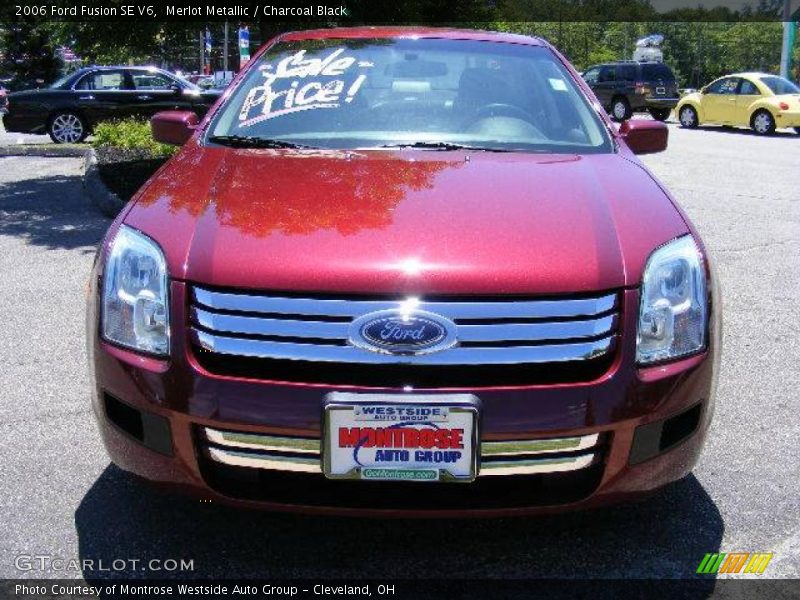 Merlot Metallic / Charcoal Black 2006 Ford Fusion SE V6