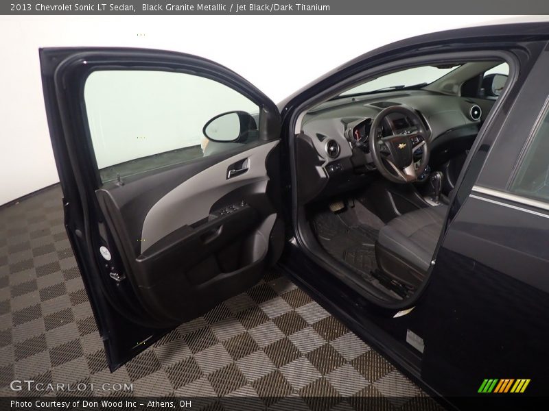 Black Granite Metallic / Jet Black/Dark Titanium 2013 Chevrolet Sonic LT Sedan