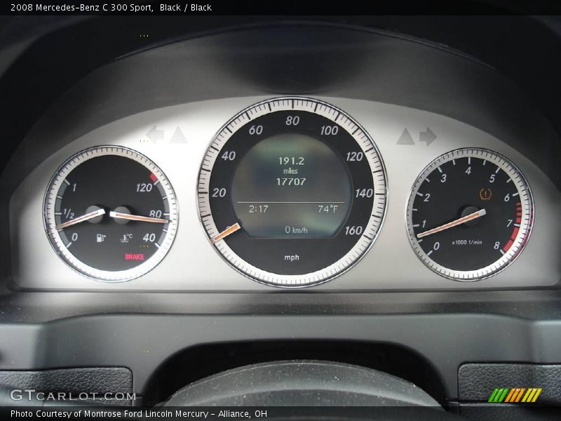 Black / Black 2008 Mercedes-Benz C 300 Sport