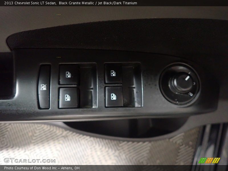 Black Granite Metallic / Jet Black/Dark Titanium 2013 Chevrolet Sonic LT Sedan