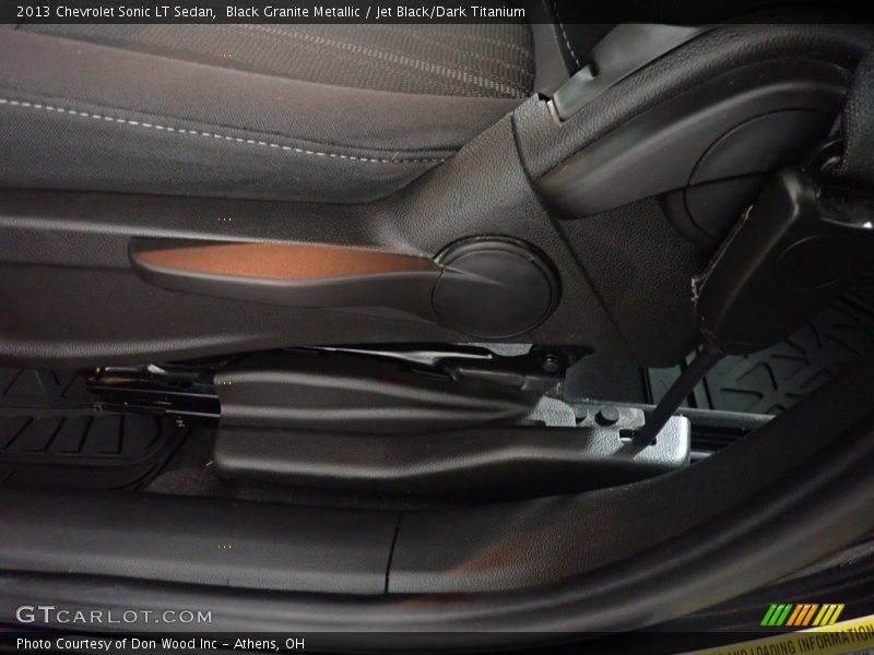 Black Granite Metallic / Jet Black/Dark Titanium 2013 Chevrolet Sonic LT Sedan