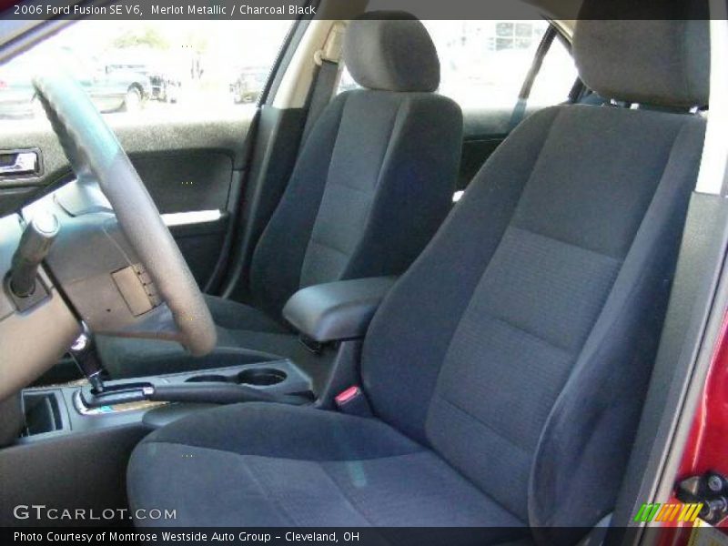 Merlot Metallic / Charcoal Black 2006 Ford Fusion SE V6