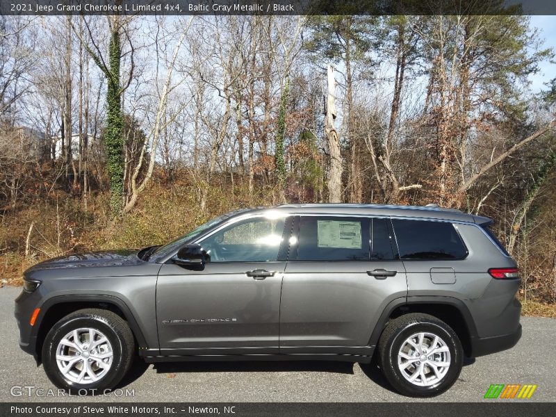 Baltic Gray Metallic / Black 2021 Jeep Grand Cherokee L Limited 4x4