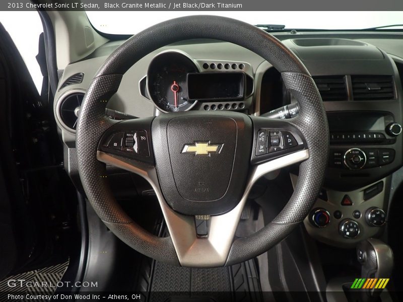 Black Granite Metallic / Jet Black/Dark Titanium 2013 Chevrolet Sonic LT Sedan