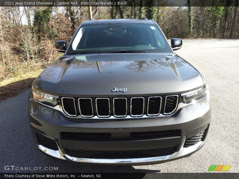 Baltic Gray Metallic / Black 2021 Jeep Grand Cherokee L Limited 4x4