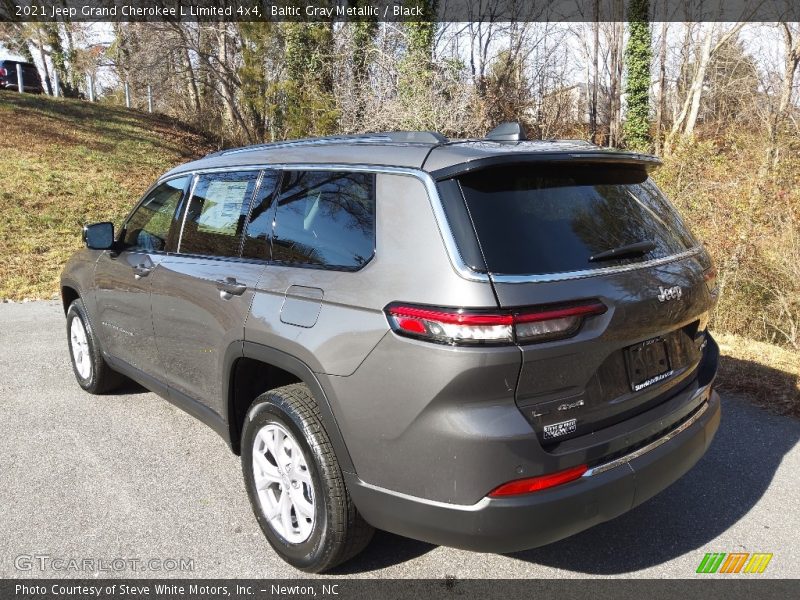 Baltic Gray Metallic / Black 2021 Jeep Grand Cherokee L Limited 4x4