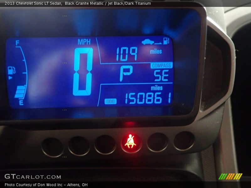 Black Granite Metallic / Jet Black/Dark Titanium 2013 Chevrolet Sonic LT Sedan