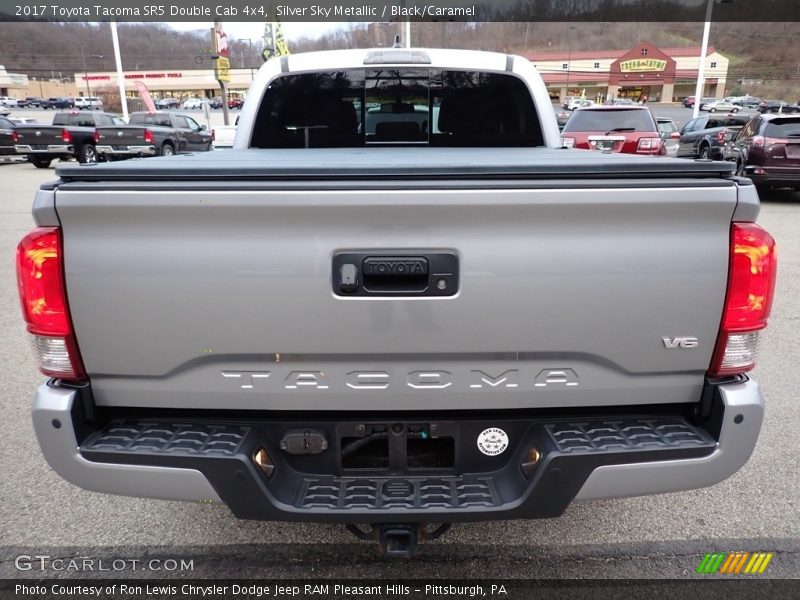 Silver Sky Metallic / Black/Caramel 2017 Toyota Tacoma SR5 Double Cab 4x4