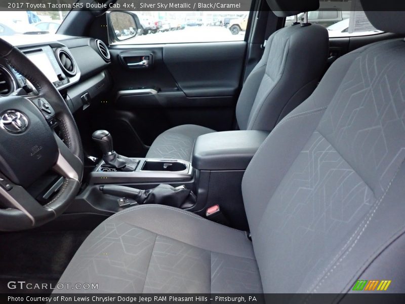 Silver Sky Metallic / Black/Caramel 2017 Toyota Tacoma SR5 Double Cab 4x4