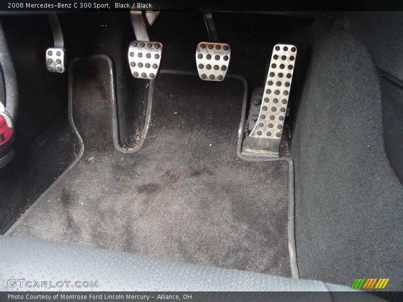 Black / Black 2008 Mercedes-Benz C 300 Sport