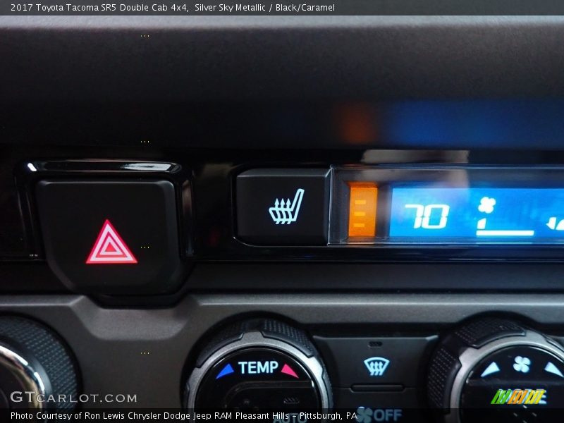 Silver Sky Metallic / Black/Caramel 2017 Toyota Tacoma SR5 Double Cab 4x4