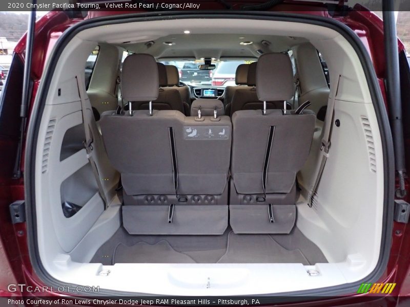 Velvet Red Pearl / Cognac/Alloy 2020 Chrysler Pacifica Touring