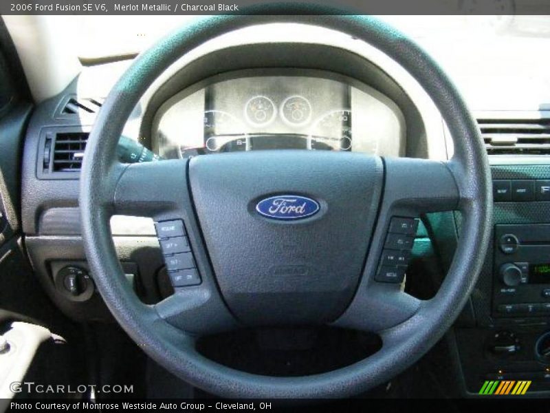 Merlot Metallic / Charcoal Black 2006 Ford Fusion SE V6