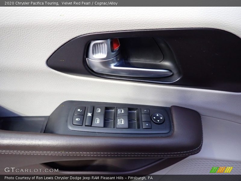 Velvet Red Pearl / Cognac/Alloy 2020 Chrysler Pacifica Touring
