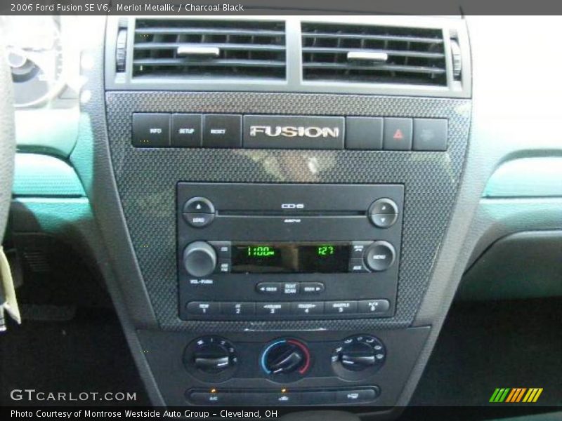 Merlot Metallic / Charcoal Black 2006 Ford Fusion SE V6