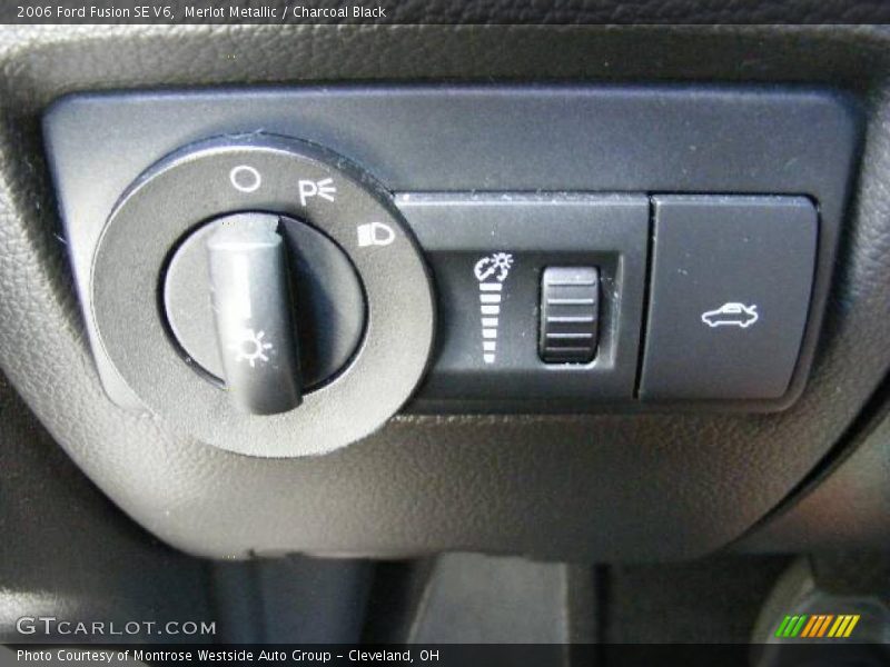 Merlot Metallic / Charcoal Black 2006 Ford Fusion SE V6