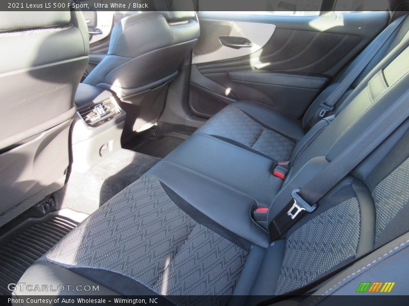 Rear Seat of 2021 LS 500 F Sport