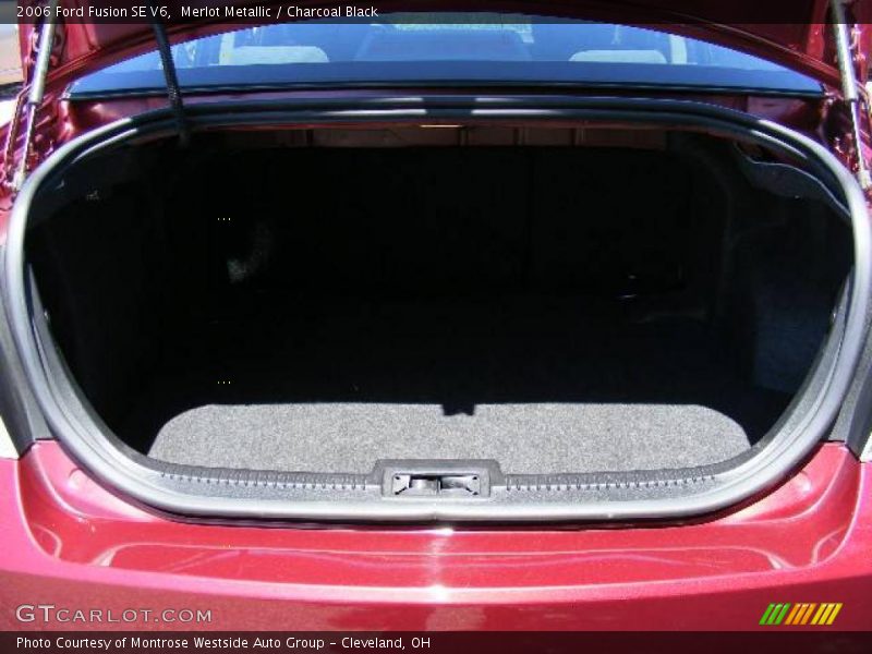 Merlot Metallic / Charcoal Black 2006 Ford Fusion SE V6