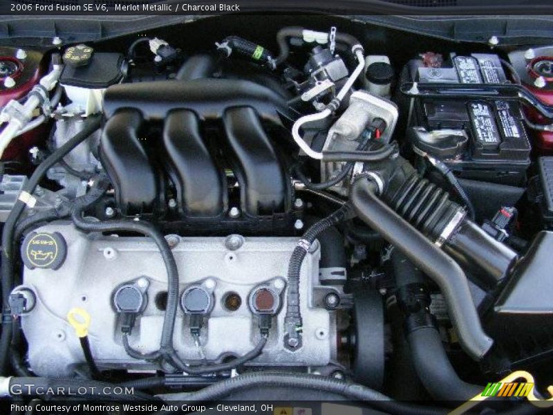 Merlot Metallic / Charcoal Black 2006 Ford Fusion SE V6