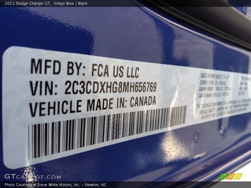 Indigo Blue / Black 2021 Dodge Charger GT